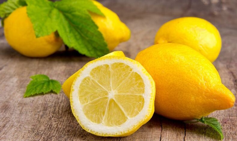 O limón úsase para tratar a osteocondrose