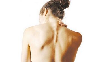 Síntomas da osteocondrose da columna cervical